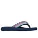 Skechers Women's Relaxed Fit: Asana - Vacationer Sandals | Size 9.0 | Navy | Textile | Vegan