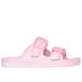 Skechers Girl's Foamies: Cali Blast - Marble Delight Sandals | Size 3.0 | Light Pink | Synthetic | Machine Washable