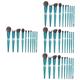 Beavorty 4 Sets Diamond Makeup Brush Women’s Suits Cosmetic Eye Make up Applicators for Face Make up Brush Women Makeup Brush Powder Applicator Plastic Makeup Brush Sets Turquoise Miss