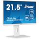 iiyama Prolite XUB2292HSU-W6 54,6cm 21,5" IPS LED-Monitor Full-HD 100Hz HDMI DP USB3.2 Höhenverstellung Pivot FreeSync weiß