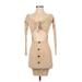 Windsor Casual Dress - Sweater Dress: Tan Dresses - Women's Size 4