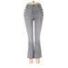 J Brand Jeans - Low Rise Boot Cut Boot Cut: Gray Bottoms - Women's Size 26 - Gray Wash