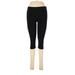 Calvin Klein Performance Leggings Skinny Leg Cropped: Black Polka Dots Bottoms - Women's Size Medium