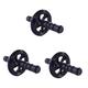 YARNOW 3pcs Ab Wheel Exercise Roller Wheel Abdominal Roller Workout Home Abdominal Roller Devices Rollators Workout Machines for Home Fitness Steel Pipe Household Training Wheels