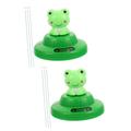 TOYANDONA 2 Sets Electronic Skipping Machine Adorable Skipping Rope Sports Jump Rope Frog-shaped Rope Jump Toy Kids Playset Digital Jump Rope Frog Toy Toddler Indoor Plastic Automatic Rope