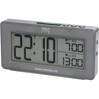 Funkwecker FILIUS ZEITDESIGN "0532-4", grau, Wecker Image