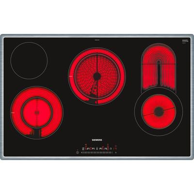 SIEMENS Elektro-Kochfeld "ET845FCP1D", silber (edelstahlfarben), B:79,5cm H:4,8cm T:51,7cm, Kochfelder Image