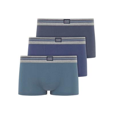 Trunk JOCKEY "Cotton Stretch", Herren, Gr. XL, blau, Single Jersey, Obermaterial: 95% Baumwolle, 5% Elasthan, unifarben, Unterhosen, mittlere Bundhöhe Image