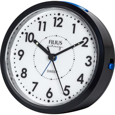 Quarzwecker FILIUS ZEITDESIGN "0528-17", schwarz, Wecker
