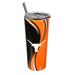 Evergreen Enterprises, Inc 20oz. Insulated Stainless Steel Travel Tumbler Stainless Steel in Black/Gray/Orange | 8 H in | Wayfair 3SS999T