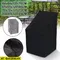 Juste de Protection Imperméable Noire pour Meubles de Jardin, en Polyester Tissé, Anti-Poussière,