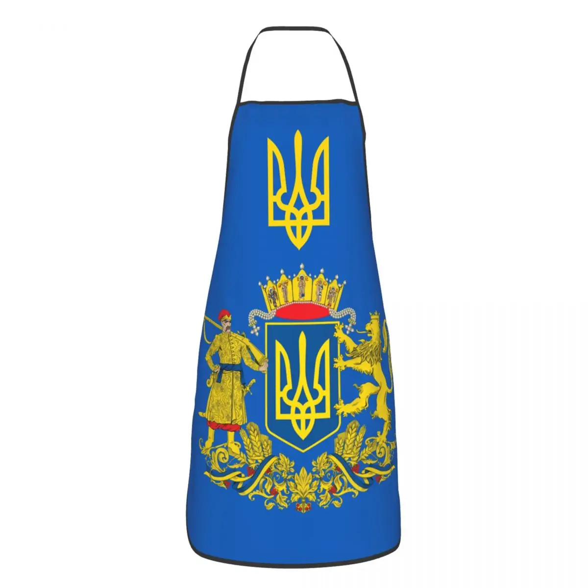 Blason personnalisé Ukraine tabliers hommes femmes drapeau ukrainien adulte Cuisine Chef bavoir Tablier Cuisine Cuisine cuisson cuisson jardinage
