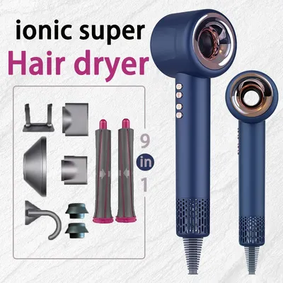 Super sèche-cheveux sans feuilles sèche-cheveux professionnel type salon appareil ménager
