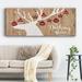 The Holiday Aisle® Dashing Through The Snow Premium Gallery Wrapped Canvas - Ready To Hang Canvas, in Brown/Red/White | Wayfair