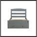 Red Barrel Studio® Syrette Platform Storage Bed Wood in Gray | 36.1 H x 41.3 W x 79.5 D in | Wayfair 4768A804AB8544759157EA357B5D2766