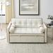 Breakwater Bay Shellplant 55.5" Upholstered Reclining Sleeper Sofa Velvet in Brown | 30.5 H x 55.5 W x 70 D in | Wayfair