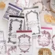 Bloc-notes en papier pour décoration de fond rétro matériel pour mémoires baroques journal