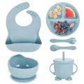 Ensemble de vaisselle en silicone pour enfants vaisselle britannique pour bébé bol à ventouse