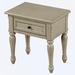 Alcott Hill® Chontae Nightstand Wood in Gray | 25.4 H x 24 W x 16.1 D in | Wayfair F241427D584446008506E46C6AD3679B