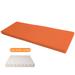 Latitude Run® 2” Thickness Eggshell Foam Massage Breathable 50D High-Resilience Functional Bench Outdoor Cushion in Orange | 2 H x 40 W x 33 D in | Wayfair