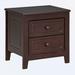 Red Barrel Studio® Alazne Nightstand Wood in Brown | 19.7 H x 19.3 W x 15.6 D in | Wayfair 4128DDB76DBF412A9F4AFBA18C1EC2A8