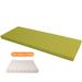 Latitude Run® 2” Thickness Eggshell Foam Massage Breathable 50D High-Resilience Functional Bench Outdoor Cushion Polyester | 2 H x 71 W x 25 D in | Wayfair