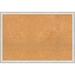 Amanti Art Two Wall Cork Small Framed Bulletin Board Wood/Cork in Gray/Brown | 26 H x 38 W x 1 D in | Wayfair A14008280672