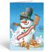 The Holiday Aisle® - 18 Snowman Christmas Cards w/ Envelopes, Cute Snowman Christmas Cards | Wayfair D838BD2736DA4D00A84E546581CAB4B6