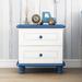 Darby Home Co Abdihakim Nightstand Wood in Blue | 19.5 H x 19.7 W x 15.7 D in | Wayfair CB1E91FD6D574D9E8260BC6EA5BEF30B