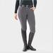 Piper Knit Everyday Mid - Rise Breeches by SmartPak - Knee Patch - 26R - Charcoal - Smartpak