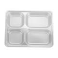Stainless Steel Canteen Multi-grid Snack Plate Stainless Steel Divided Plate