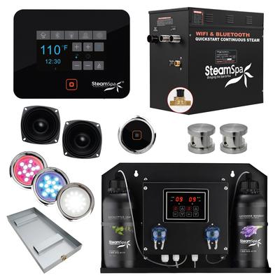 SteamSpa BKT1050-ADP Black Series WiFi and Bluetooth 10.5KW Quickstart