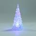 Zedker Lighted Christmas Tree Colorful LED Acrylic Night Light Christmas Decoration Table Top Christmas Trees Holiday Decoration Multicolored Light Up Glitter Tabletop Up to 50% Off