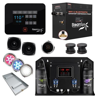 SteamSpa BKT1200-ADP Black Series WiFi and Bluetooth 12KW Quickstart