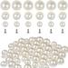 150 Pairs Decor Pearls for Clothing Fake Pearl Rivets for Fabric Pearl Rivets Fabric Pearl Rivet Abs Bride