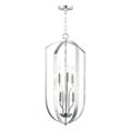 -6 Light Chandelier-15 inches Wide By 30 inches High-Satin Nickel Finish Bailey Street Home 93-Bel-4167536