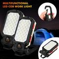 2 Pcs Work Lamp LED Camping Lantern Camping Light Emergency Light Working Lamp at Night Floodlight Plastic