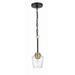 1 Light Mini Pendant-13.98 inches Tall and 5 inches Wide Bailey Street Home 139-Bel-4926478
