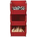 Quantum Storage 5-3/8 in. L x 4-1/8 in. W x 2-13/16 in. H Tool Storage Bin Polypropylene Red