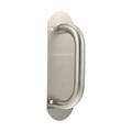 Commercial Door Handle Pull Stainless Steel Door Knob Plate Handle Bar (Silver)