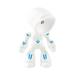 Robot Night Light LED Battery Powered Bedroom Bedside Lamp Home Desktop Decor Gift