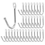 30 Pcs Wire Coat Hook Heavy Duty Clothes Rack Rustic Hooks Metal Trim Coffee Mug Hanger Small Hook Child