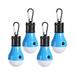 LED Camping Lantern Camping Accessories Hanging Tent Light Bulbs with Clip Hook for Camping Hiking Hurricane Storms Outages Collapsible Batteries Included 8 Pac