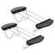 2 Pcs Toaster Grill Stainless Steel Sandwich Holder Kitchen Assesorie Oven Barbecue Accessories Metal Rack