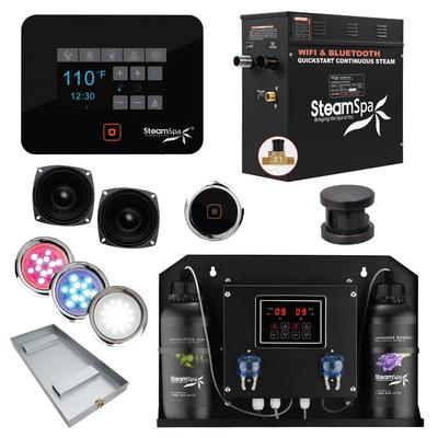 SteamSpa BKT900-ADP Black Series WiFi and Bluetooth 9KW Quickstart