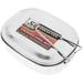 Stainless Steel Bento: Rectangular Single- layer with Handle Spoon for Rice Sandwich Pasta Fruit Work School