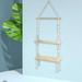 CofeeMO Woven Hanger Plant Hanger Shelf Floating Plant Shelf Indoor Planter Shelf Floating Shelf for Plants Flowerpot Stands Plant Display Rack Wood Storage Fence