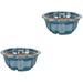 2 PCS Orchid Pot Planter Pots Ceramic Planter Pot Ceramic Succulents Pots Ceramic Flower Pot Office