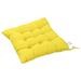 Chair Cushions 14 x 14 - Outdoor/Indoor Patio Cushions - Replacement Cushions for Chairs and Seating - Chair Seat Pads for Porch and Garden Seats Yellow