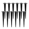 12Pcs Metal Stakes Solar Lights Replacement Spikes Path Light Stakes Replacements Yard Light Stakes